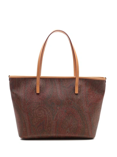 Etro Paisley Patterned Tote Bag In Multi