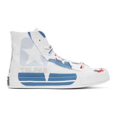 Telfar White Converse Edition Chuck 70 High Trainers In Multicolor