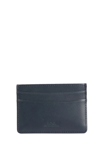 Apc Andre Card Holder In Blue