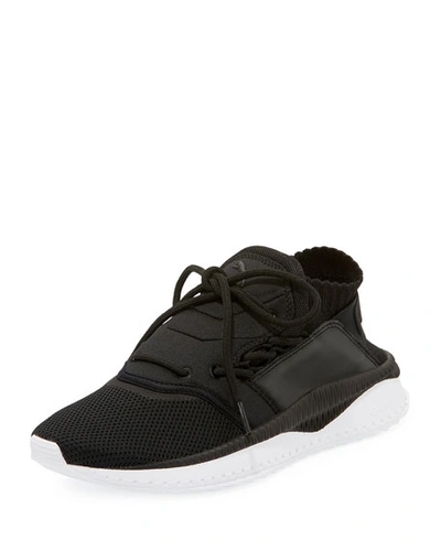 Puma Tsugi Shinsei Knit Trainer Sneakers In Black