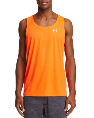 Under Armour Coolswitch Running Singlet Tank Top In Bright Orange ...