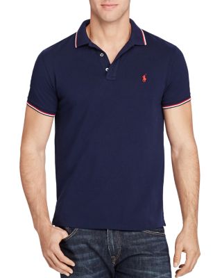 ralph lauren tipped polo shirt