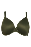 Calvin Klein Perfectly Fit Full Coverage T-shirt Bra F3837 In Duffle
