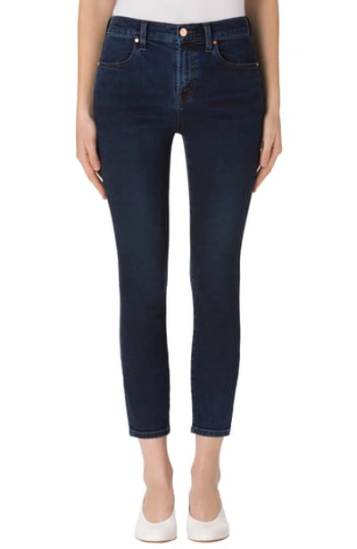 J Brand Alana High Rise Crop Jeans In Throne