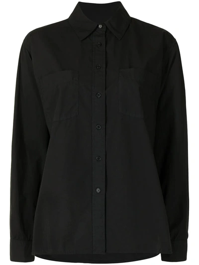 Nili Lotan Women's Kelsey Cotton Poplin Shirt In Black