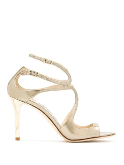 Jimmy Choo Ivette 85mm Sandals In Yellow