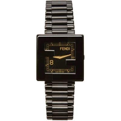 Fendi Mania Bracelet Watch, 40mm In Black