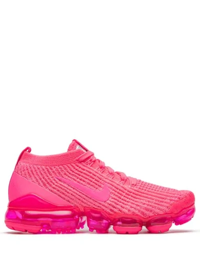 Nike Air Vapormax Flyknit 3 Trainers In Digital Pink/hyper Pink/hyper Pink