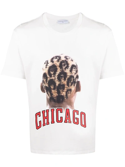 Ih Nom Uh Nit Cheetah Chicago Player Cotton T-shirt In White