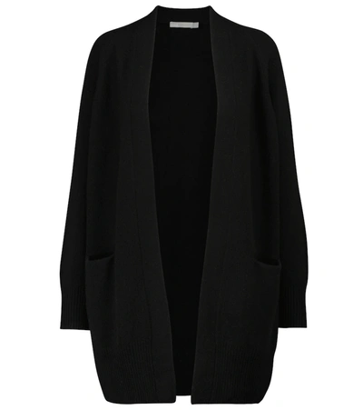 Vince Open-front Cashmere Cardigan In Black