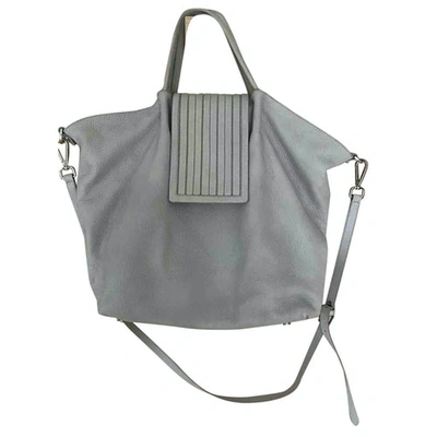 Pre-owned Fabiana Filippi Leather Bag In Grey