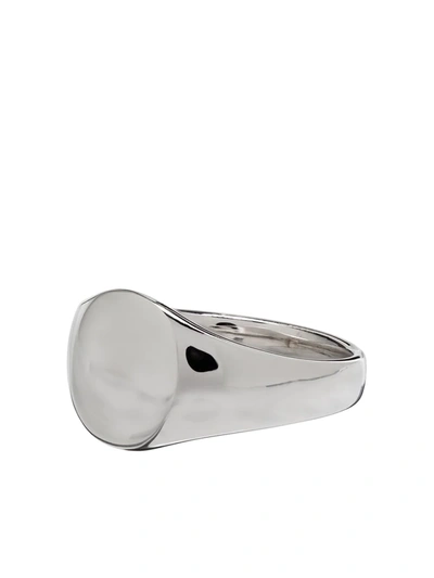 Tom Wood Sterling Silver Mini Oval Ring