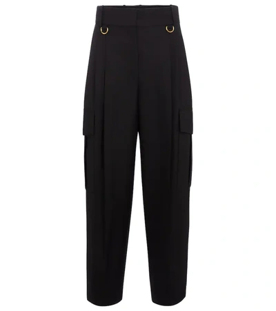 Givenchy Cargo-style Straight-leg Trousers In Black