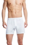 2(x)ist Pima Cotton Knit Boxers In White/ White/ White