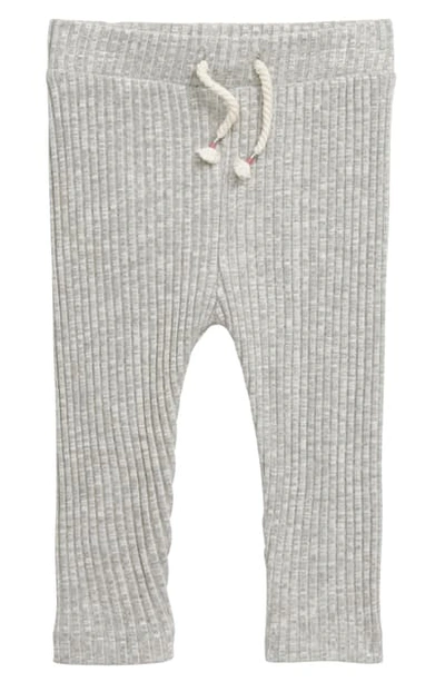 Peek Essentials Babies' Brielle Happy Leggings In Grey Heather