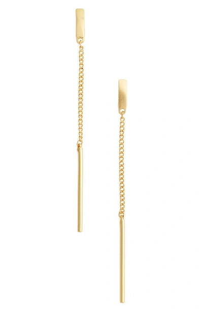 Karine Sultan Linear Earrings In Gold