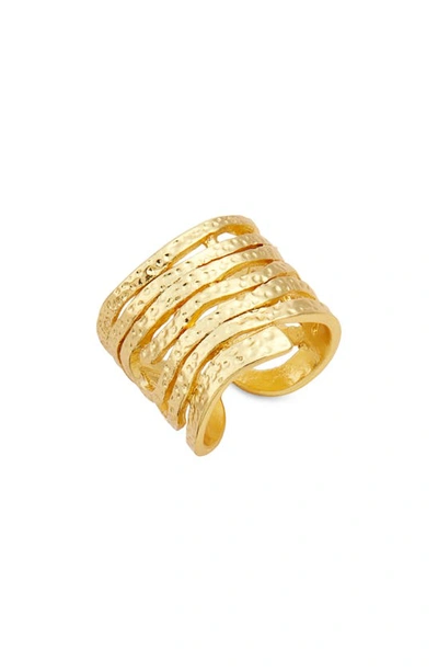 Karine Sultan Angelina Stack Ring In Gold