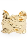 Karine Sultan Sculptural Cuff In Gold