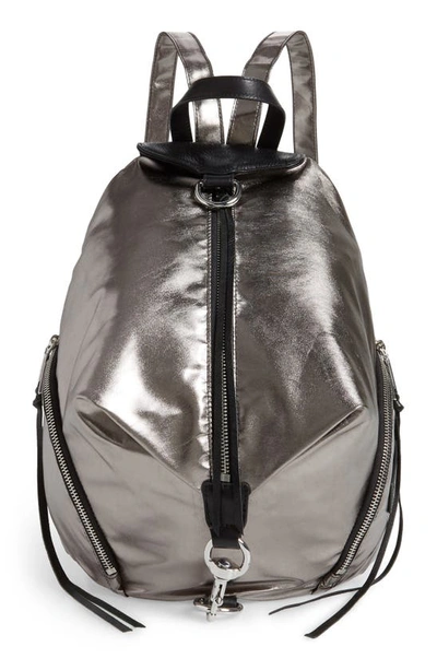 Rebecca Minkoff Julian Nylon Backpack In Gunmetal