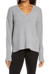 Ugg Cecilia V-neck Sweater In Grey