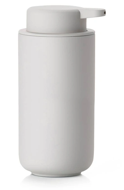 Zone Denmark Ume Stoneware Soap Dispenser In Soft Grey