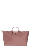 Longchamp Extra Large Le Pliage Club Travel Tote In Antique Pink