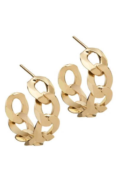 Jennifer Zeuner Ronit Hoop Earrings In Yellow Gold