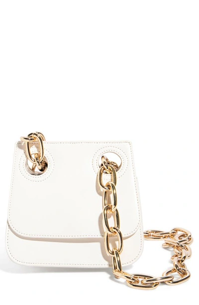 House Of Want We Are Original Vegan Leather Shoulder Bag In White