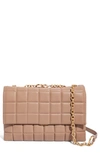 House Of Want We Step Up Vegan Leather Shoulder Bag In Taupe