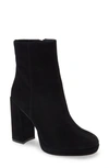 Steve Madden Main Platform Boot In Black Suede