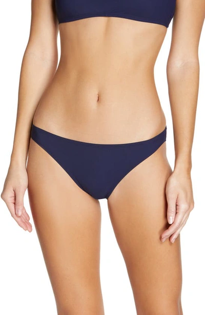 Tory Burch Hipster Bikini Bottom In Tory Navy