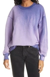 Cotton Citizen Brooklyn Oversize Crew Sweatshirt In Lilac Mix