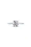 Forevermark De Beers  Delicate Icon™ Setting Round Diamond Engagement Ring In Platinum-d0.70ct