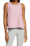 Beyond Yoga Balanced Muscle Tank In Blush Blooms-pink Haze