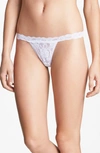 Hanky Panky 'signature Lace' Low Rise G-string In White
