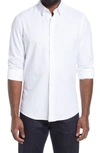Nordstrom Oxford Button-up Performance Shirt In White