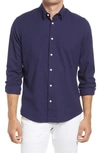 Nordstrom Oxford Button-up Performance Shirt In Navy Peacoat