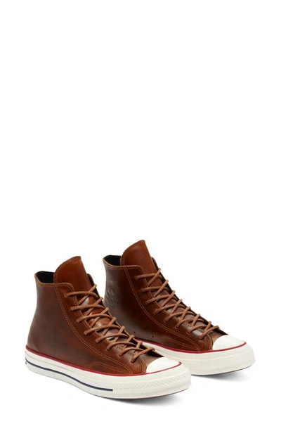 Converse Men's Chuck Taylor All Star 70 High Top Sneakers In Clove Brown/ / Egret Leather