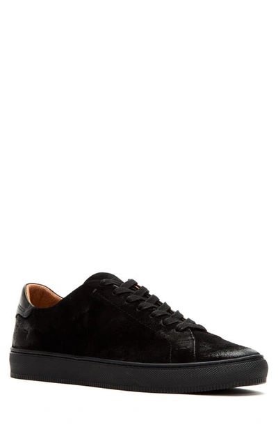 Frye Astor Lace-up Sneaker In Black/ Black Leather