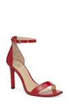 Vince Camuto Lauralie Ankle Strap Sandal In Glamour Red Patent Leather