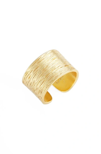 Karine Sultan Cigar Band Ring In Gold