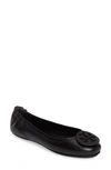 Gucci Minnie Travel Ballet Flat In Black Leather
