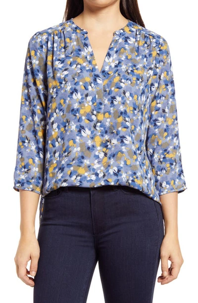 Curves 360 By Nydj Perfect Blouse In Lauro Blooms