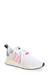 Adidas Originals Nmd R1 Sneaker In White/ True Pink/ Core Black