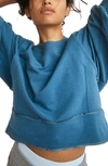 Free People Fp Movement Where The Wind Blows Sweatshirt In Blue