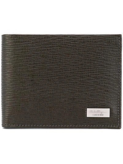 Ferragamo Salvatore  'new Revival' Billfold Card Holder - Grey