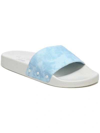 Dr. Scholl's Women's Pisces Slides Sandals Women's Shoes In Blue