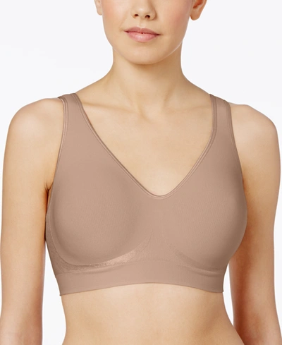 Bali Comfort Revolution Comfortflex Fit Seamless 2-ply Wireless Bra 3484 In Nude (nude )