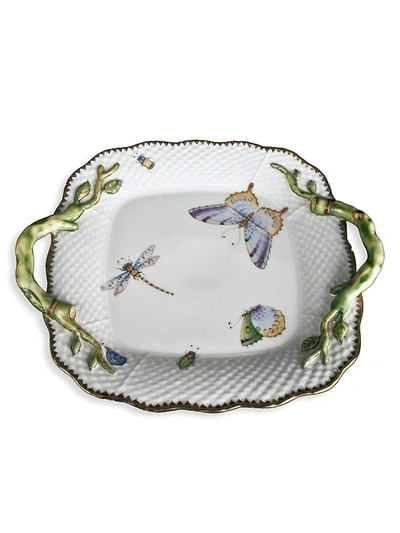 Anna Weatherly Butterfly Porcelain Handled Tray