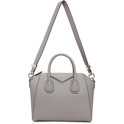 Givenchy Antigona Medium Grained Leather Bag In 058 Pearl